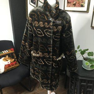 novelti coat faux fur